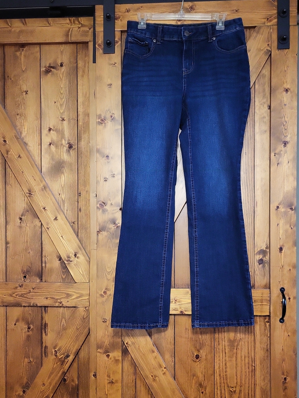 Dark Blue Women's Bootcut Jeans By Maurices,waist 30